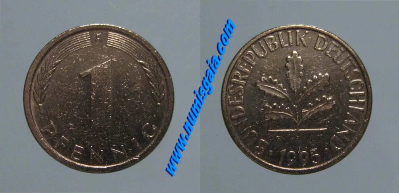 Alemanha KM#105DE95A - 1 PFENNIG 1995A