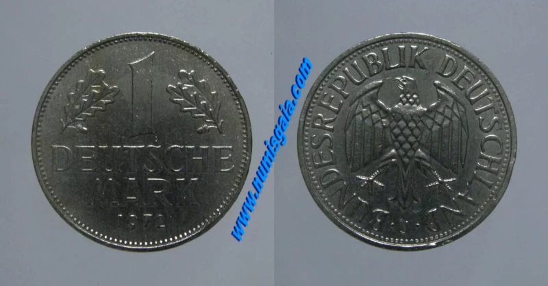 Alemanha KM#110DE72J - 1 MARK 1972J