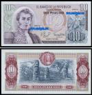 Colômbia COL10(1980)p - 10 PESOS ORO 1980