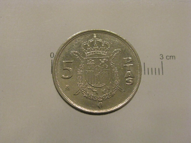 Espanha KM#823ES84d - 5 PESETAS 1984 