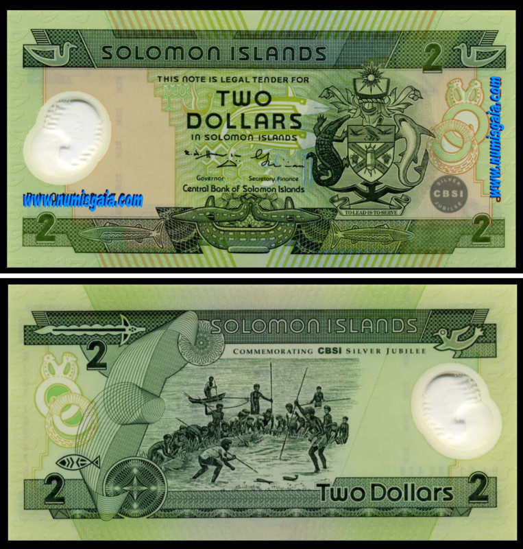 Ilhas Solomão SLB2(2001)e - 2 DOLLARS 2001