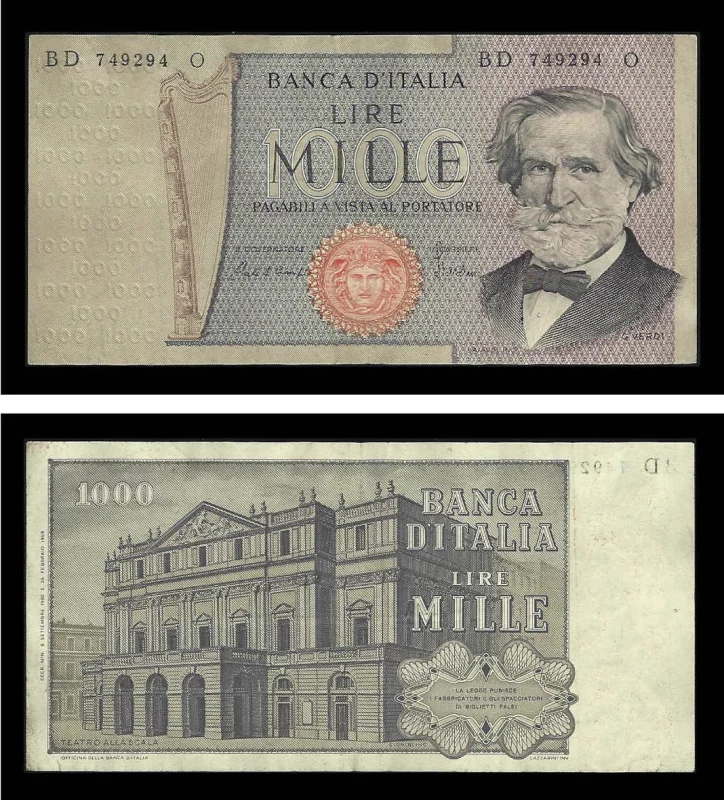 Itália ITA1000(1980) - 1000 LIRE 1980