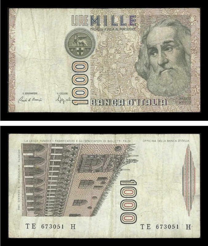 Itália ITA1000(1982)b - 1000 LIRE 1982