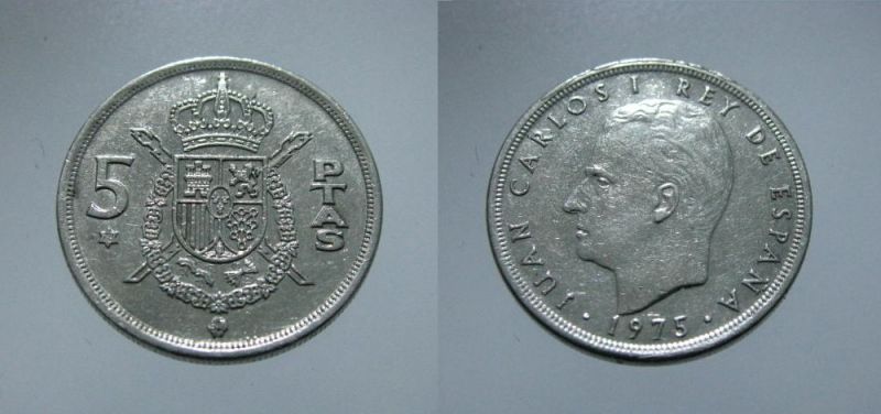 Espanha KM#807ES78g - 5 PESETAS 1978