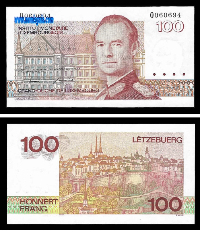 Luxemburgo LUX100(1993ND)b - 100 FRANCS 1993ND