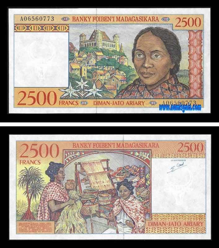 Madagascar MDG2500(1998ND)c - 2500 ARIARY 1998ND