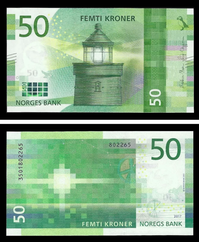 Noruega NOR50(2017)d - 50 KRONER 2017