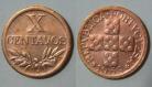 39 KM#583 Portugal – X Centavos 1953 (Bronze)