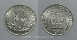 Timor KM#7TP48h - 50 AVOS 1948