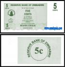 Zimbabué ZWE005(2006)e - 5 CENTS 2006