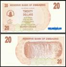 Zimbabué ZWE20(2006)f - 20 DOLLARS 2006